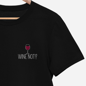 Wine not? - Damen Premium Organic Shirt mit Stick