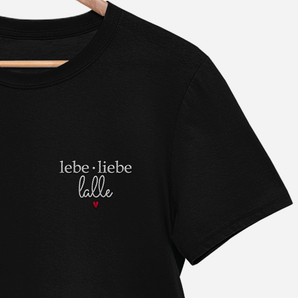 Lebe Liebe Lalle - Damen Premium Organic Shirt mit Stick