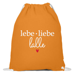 Lebe Liebe Lalle - Baumwoll Gymsac-20