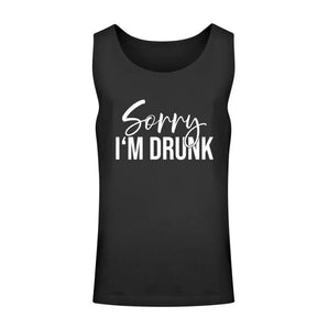 Sorry I-m Drunk - Unisex Relaxed Tanktop-16
