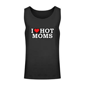 I Love Hot Moms - Unisex Relaxed Tanktop-16