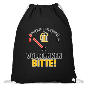 Volltanken Bitte! - Baumwoll Gymsac-16