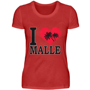 I Love Malle - Damenshirt-4