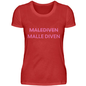 Malle Diven - Damenshirt-4
