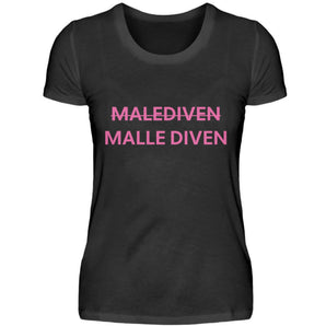 Malle Diven - Damenshirt-16