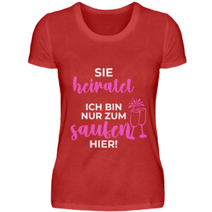 Sie heiratet - Damenshirt-4