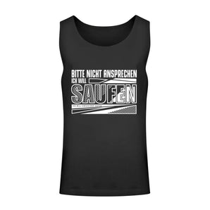 Bitte nicht ansprechen, ich will saufen - Unisex Relaxed Tanktop-16