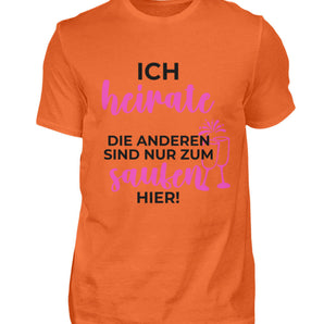 Ich heirate - Herren Shirt-1692