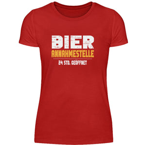 Bier-Annahmestelle - Damenshirt-4