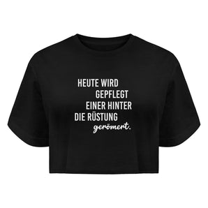 Hinter die Rüstung römern - Boyfriend Organic Crop Top-16