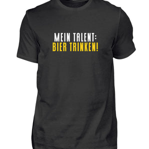 Mein Talent: Bier trinken - Herren Shirt-16