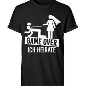 Game Over - Ich heirate - Herren RollUp Shirt-16