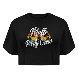 Malle Party Crew - Boyfriend Organic Crop Top-16
