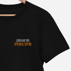 Leben auf der Aperolspur - Damen Premium Organic Shirt mit Stick