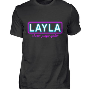 Layla - Schöner, jünger, geiler - Herren Shirt-16