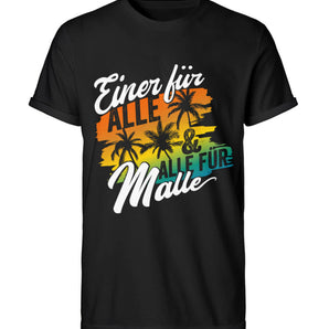 Einer für alle und alle für Malle - Herren RollUp Shirt-16