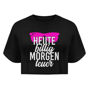 Heute Billig Morgen Teuer - Boyfriend Organic Crop Top-16