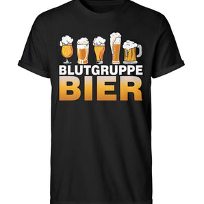 Blutgruppe Bier - Herren RollUp Shirt-16