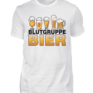 Blutgruppe Bier - Herren Shirt-3