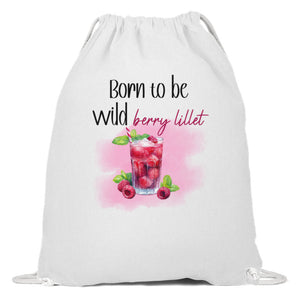 Born to be wild berry lillet - Baumwoll Gymsac-3