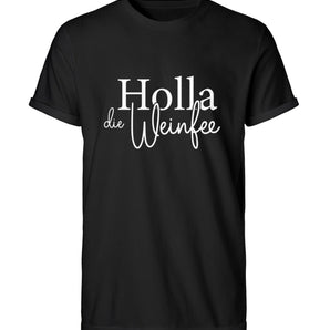 Holla die Weinfee - Herren RollUp Shirt-16