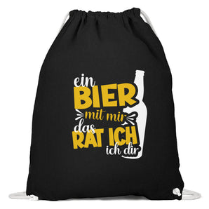 Ein Bier mit mir das rat ich dir - Baumwoll Gymsac-16