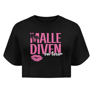 Malle Diven on tour - Boyfriend Organic Crop Top-16