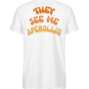 They see me aperolin Retro - Herren RollUp Shirt-3