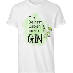 Gib deinem Leben einen Gin - Herren RollUp Shirt-3