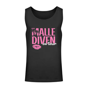 Malle Diven on tour - Unisex Relaxed Tanktop-16