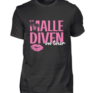 Malle Diven on tour - Herren Shirt-16