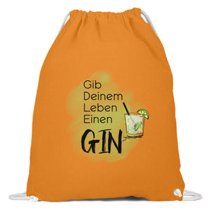 Gib deinem Leben einen Gin - Baumwoll Gymsac-20