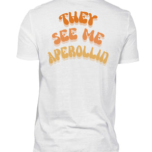 They see me aperolin Retro - Herren Shirt-3