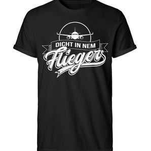 Dicht in nem Flieger - Herren RollUp Shirt-16