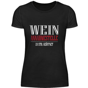 Wein-Annahmestelle - Damenshirt-16