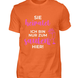 Sie heiratet - Herren Shirt-1692