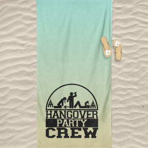 Hangover Party Crew - Hochwertiges Badetuch-3